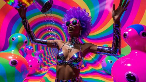 Text to Image AI effects generated image