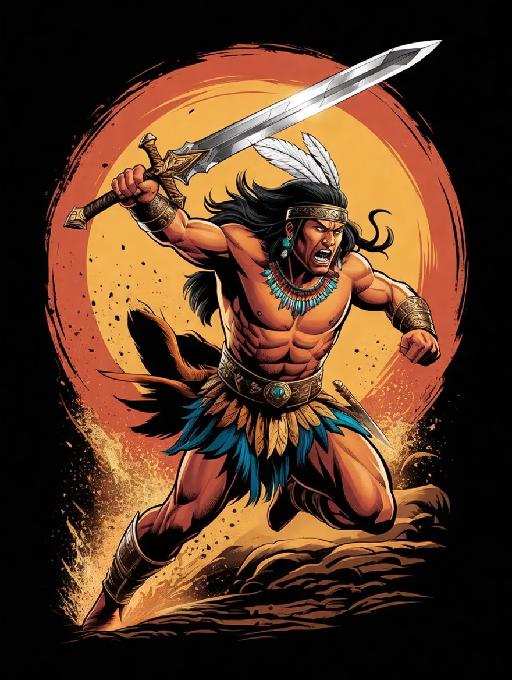 Text to Image AI effects generated image