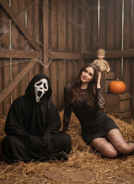 Haunted Barn Realism AI effects generated image