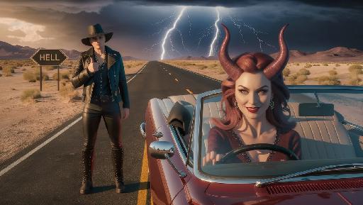 Text to Image AI effects generated image