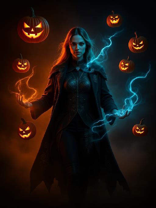 Ghost fusion AI effects generated image