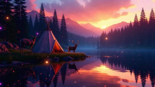 Text to Image AI effects generated image