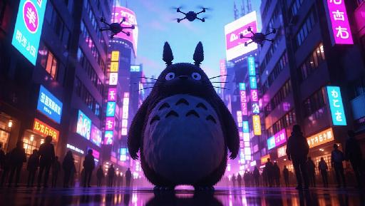 Text to Image AI effects generated image