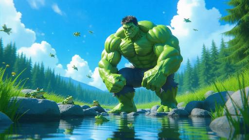 Text to Image AI effects generated image