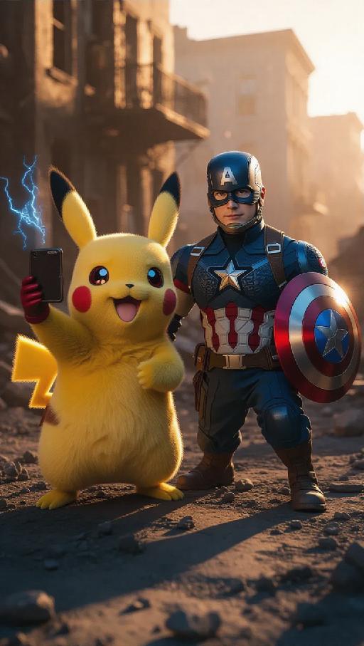 Text to Image AI effects generated image