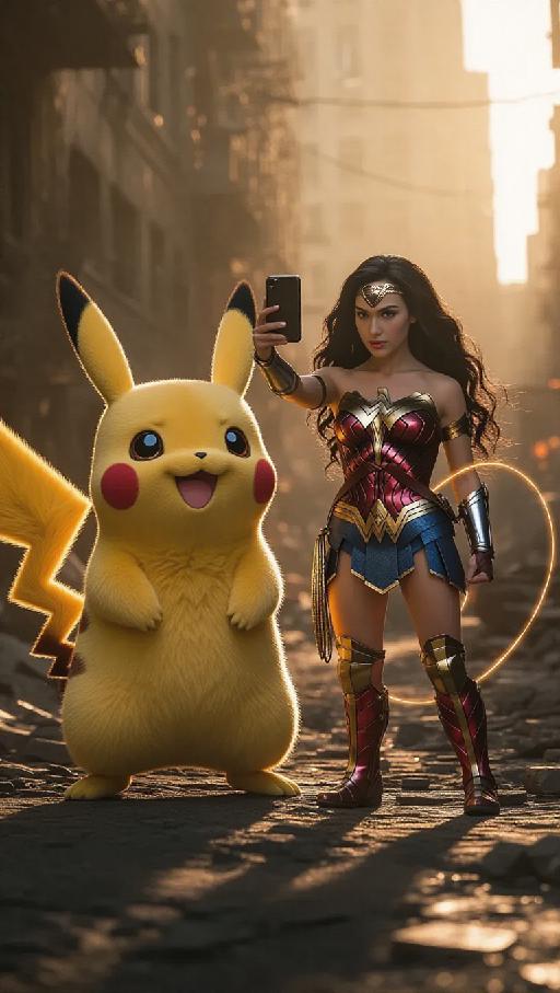 Text to Image AI effects generated image