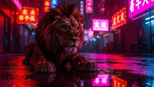 Text to Image AI effects generated image