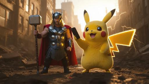 Text to Image AI effects generated image