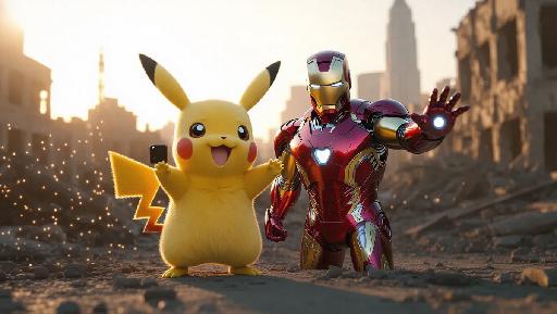 Text to Image AI effects generated image