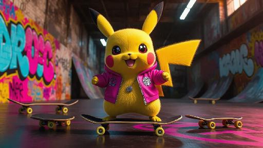 Text to Image AI effects generated image