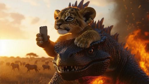 Text to Image AI effects generated image