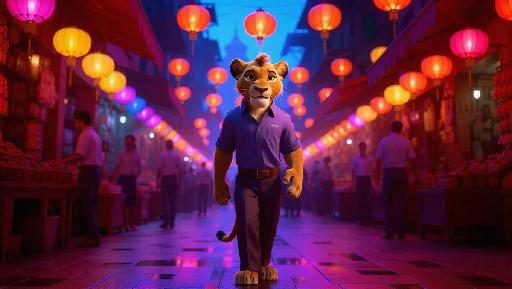 Text to Image AI effects generated image