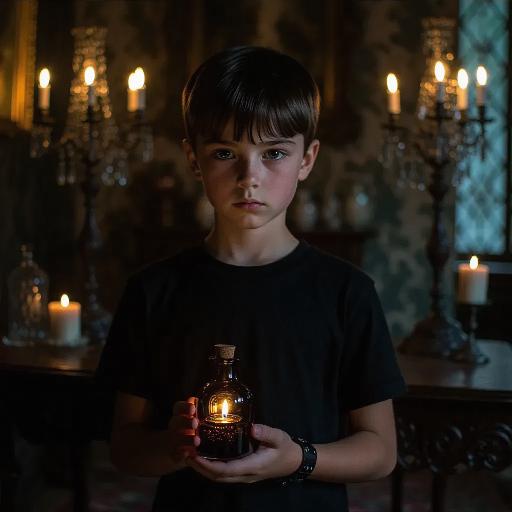 Psst. Follow me please. AI effects generated image