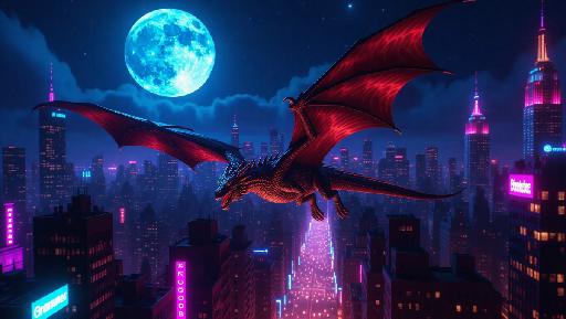 Text to Image AI effects generated image