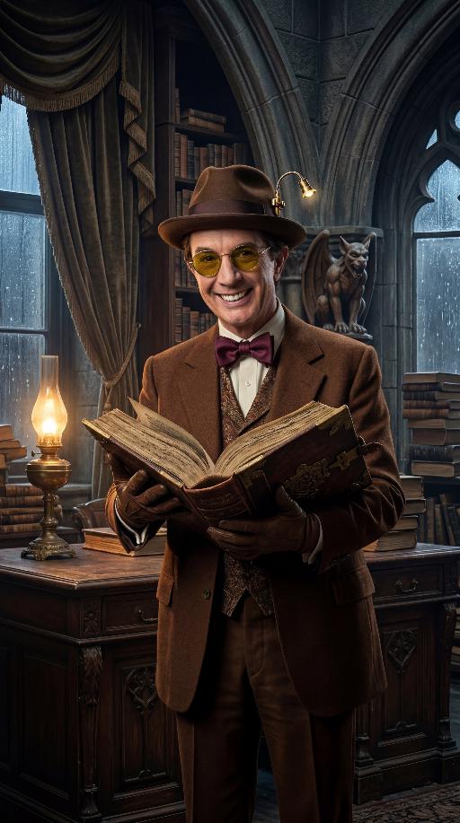 Tim Burton's Bookworm (New Earth) (1) AI effects generated image