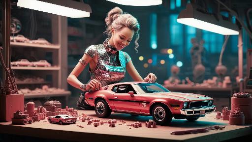 AI Image Enhance AI effects generated image