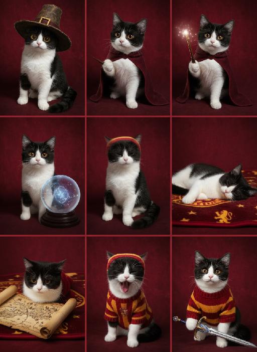 Hogwarts Pet School AI effects generated image