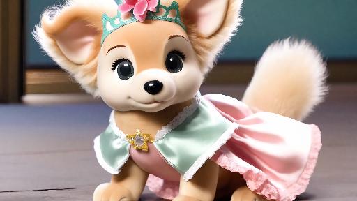 Liberty Princess Pup-Ball AI effects generated image