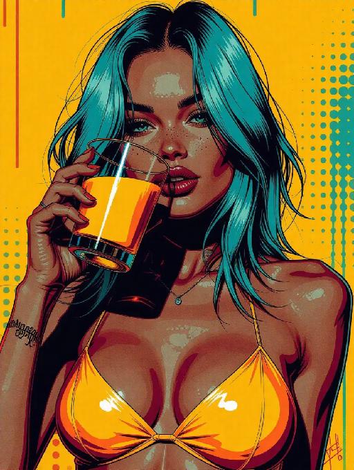 Text to Image AI effects generated image