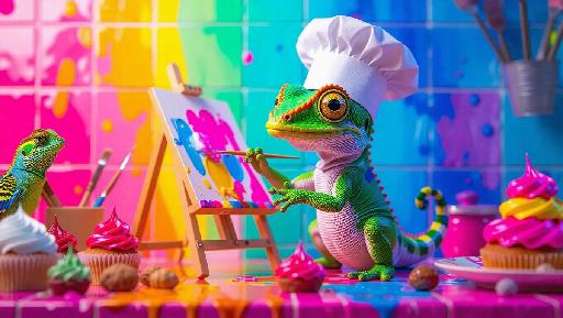 Text to Image AI effects generated image