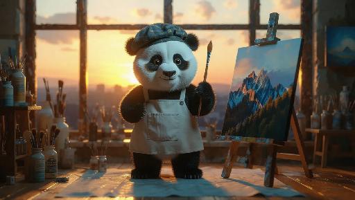 Text to Image AI effects generated image