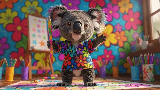 Text to Image AI effects generated image