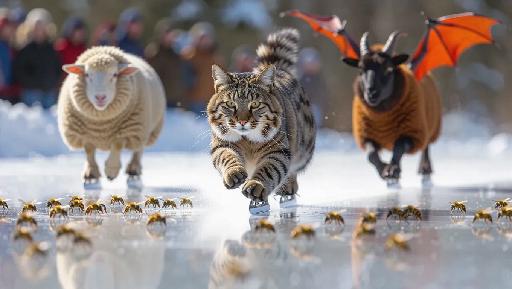 Text to Image AI effects generated image