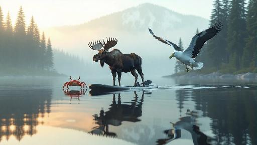 Text to Image AI effects generated image