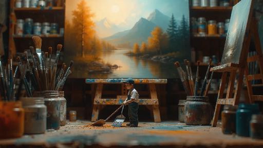 Text to Image AI effects generated image