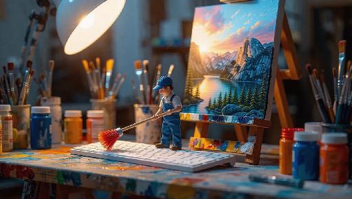 Text to Image AI effects generated image