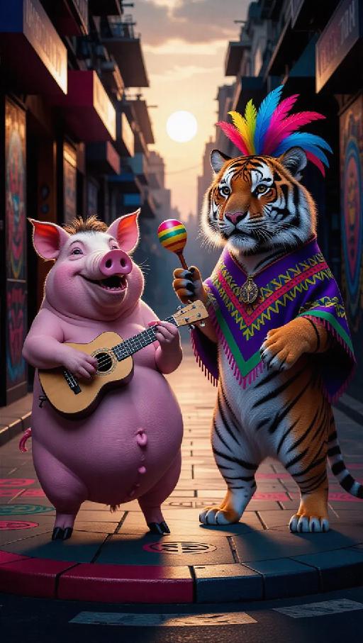 Text to Image AI effects generated image