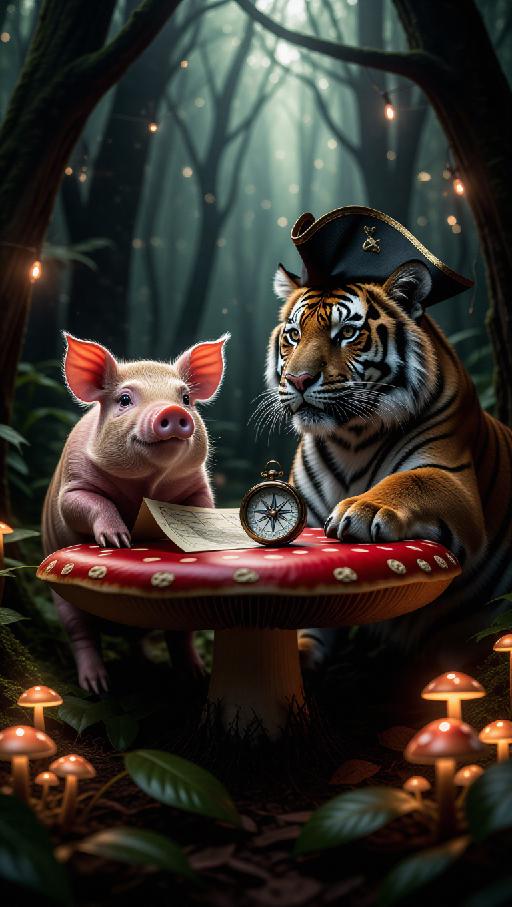 Text to Image AI effects generated image