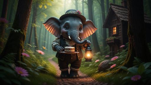 Text to Image AI effects generated image