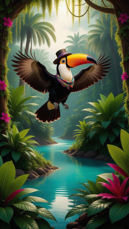 Text to Image AI effects generated image