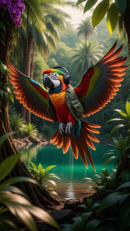 Text to Image AI effects generated image