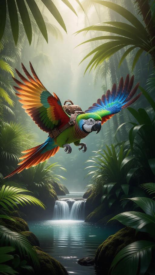 Text to Image AI effects generated image