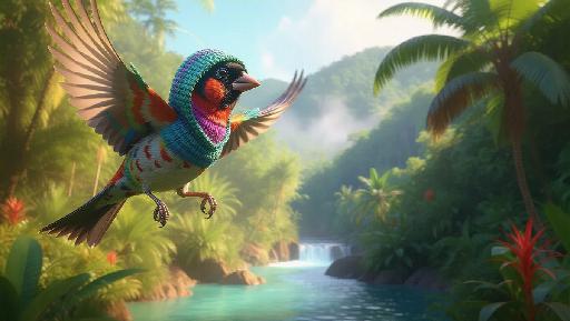 Text to Image AI effects generated image