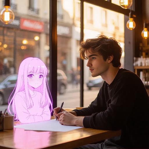 Text to Image AI effects generated image