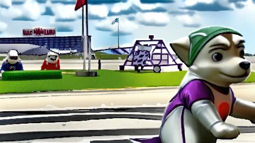 Sweetie’s Formula 1 Race AI effects generated image