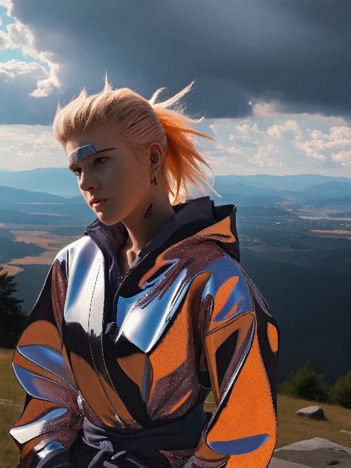 Gogo Kaes Naruto Style AI effects generated image