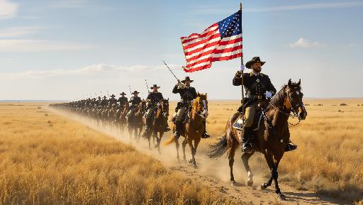 "The Long Knives" AI effects generated image