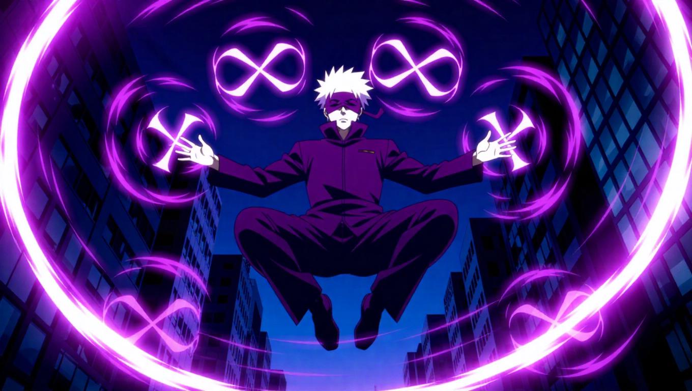 AI-Generated Gojo Satoru Jujutsu Kaisen Limitless Hollow Purple Images ...