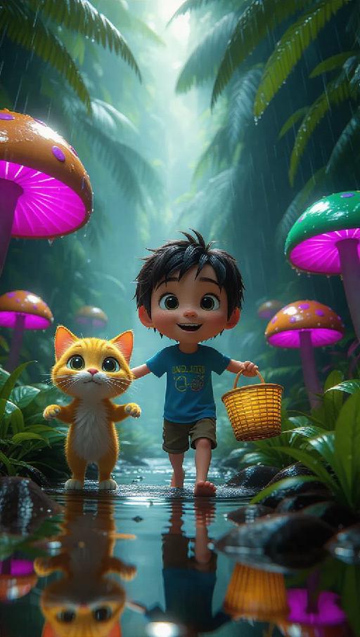 Text to Image AI effects generated image