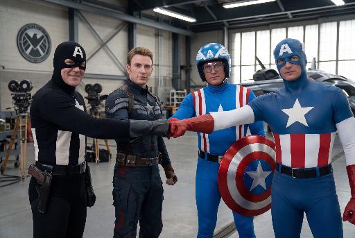 The Steve Rogers as Captain America Brotherhood AI effects generated image