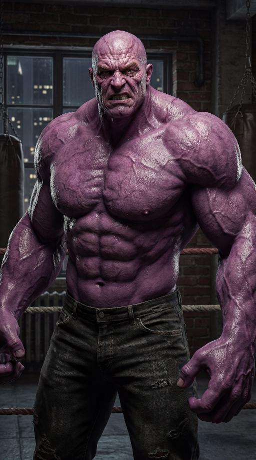 Happy Hogan a.k.a. the Freak (from What If...?) AI effects generated image