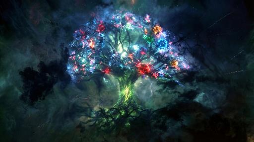 The known multiverse (7) AI effects generated image