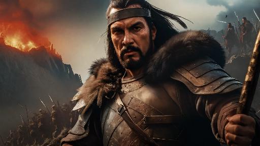 Attila the Hun - Scourge of God AI effects generated image