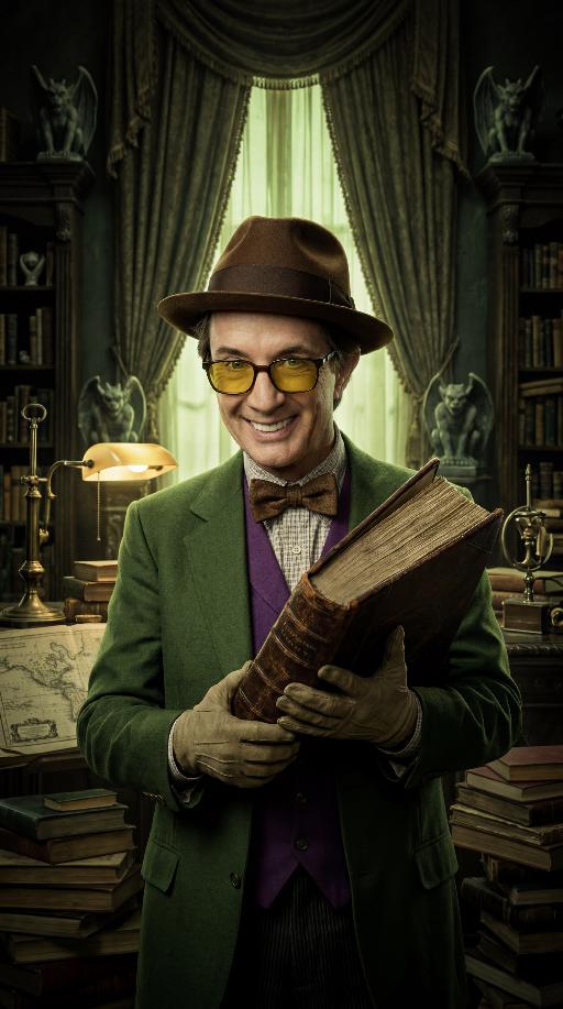 Tim Burton's Bookworm (Prime Earth) (2) AI effects generated image