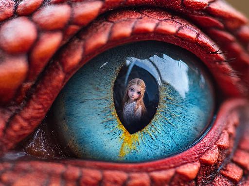 Dreaming dragon AI effects generated image