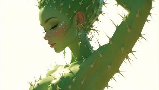 Spiked Succubus Bloom AI effects generated image